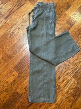 INC International Concepts Dusty Olive Crop Linen